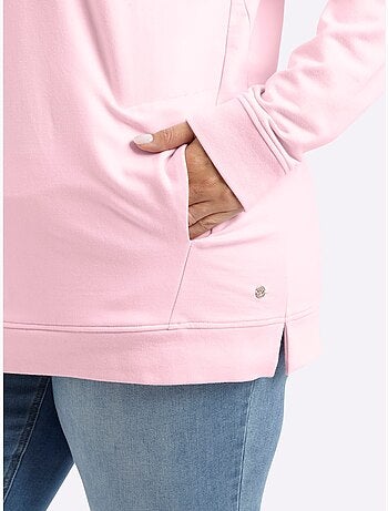 Sweatshirt à Capuche - Taille Standard - Sheego