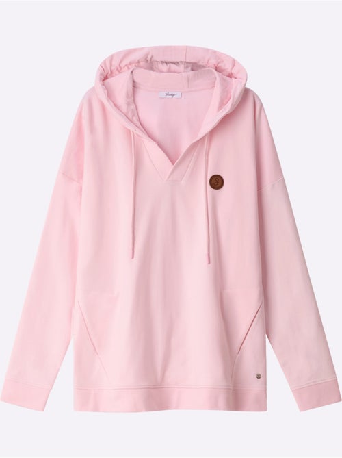 Sweatshirt à Capuche - Taille Standard - Sheego - Kiabi