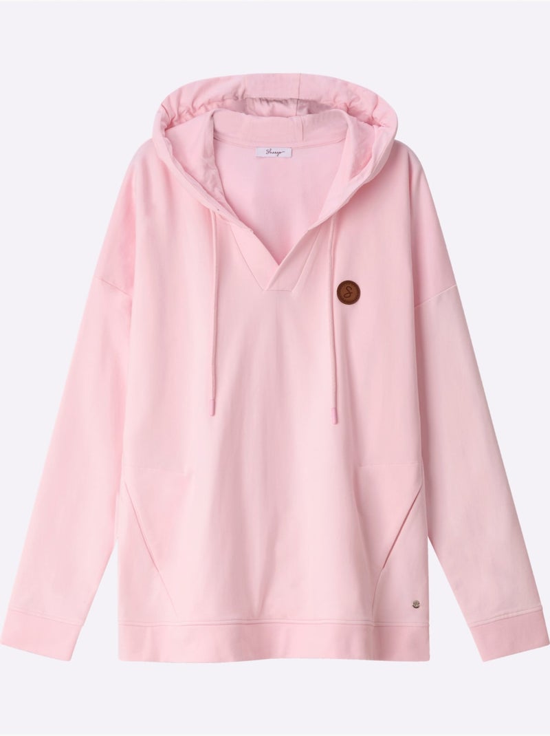 Sweatshirt à Capuche - Taille Standard - Sheego Rose clair - Kiabi