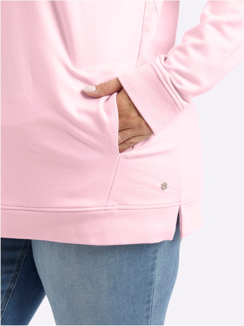 Sweatshirt à Capuche - Taille Standard - Sheego - Kiabi