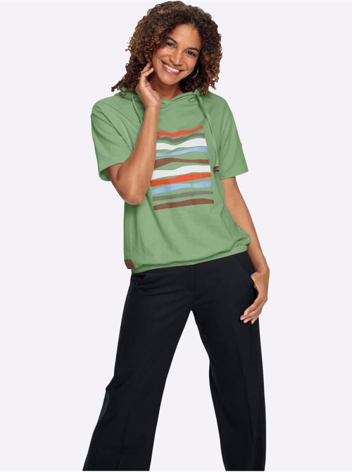 Sweatshirt à Capuche 50% Coton - Taille Standard - Witt - Kiabi