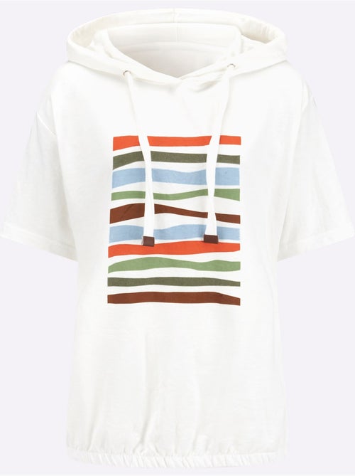 Sweatshirt à Capuche 50% Coton - Taille Standard - Witt - Kiabi