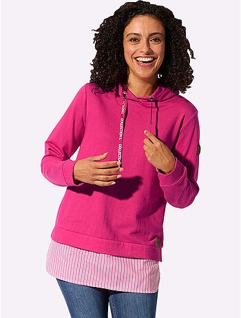 Sweatshirt à capuche 50% coton - taille standard - witt