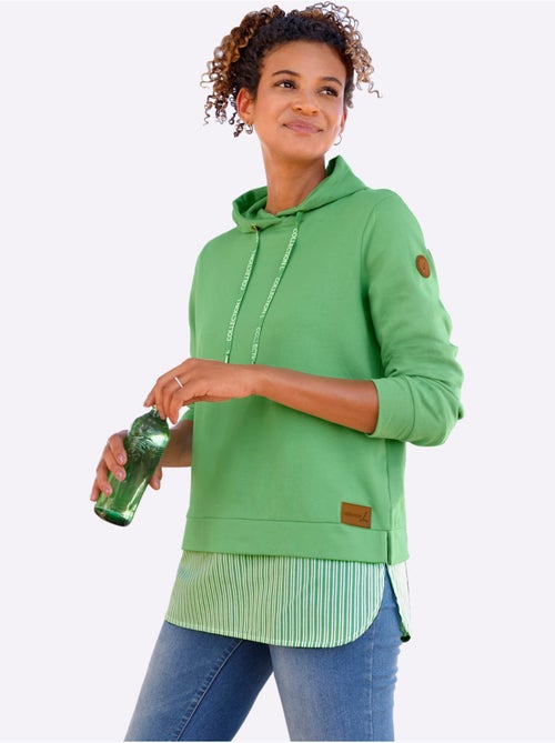 Sweatshirt à Capuche 50% Coton - Taille Standard - Witt - Kiabi