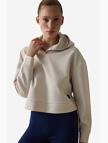 Sweatshirt à capuche en modal penti
