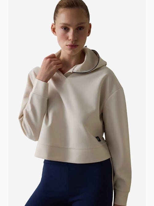 Sweatshirt à capuche en modal penti - Kiabi
