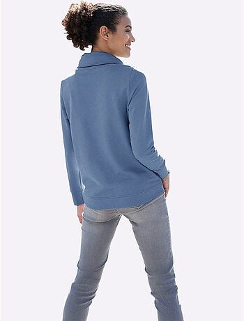 Sweatshirt à capuche en molleton avec cordon et manches longues - taille standard - witt