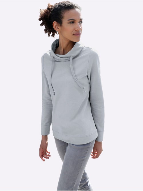 Sweatshirt à capuche en molleton avec cordon et manches longues - taille standard - witt - Kiabi Sweatshirt à capuche en molleton avec cordon et manches longues - taille standard - witt - Kiabi