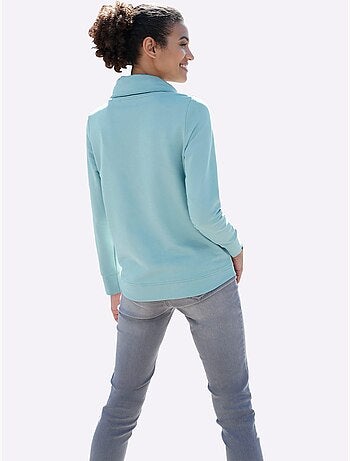 Sweatshirt à capuche en molleton avec cordon et manches longues - taille standard - witt