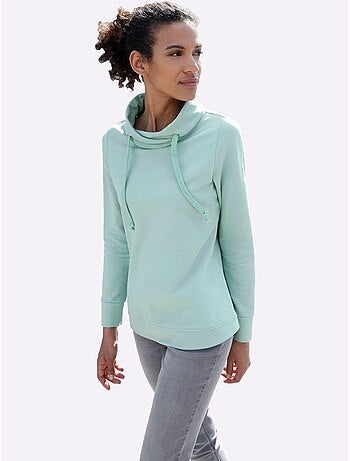 Sweatshirt à capuche en molleton avec cordon et manches longues - taille standard - witt