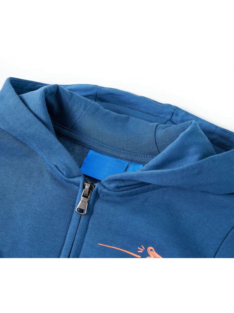 Sweatshirt À Capuche Enfant Coton - VidaXL Bleu - Kiabi