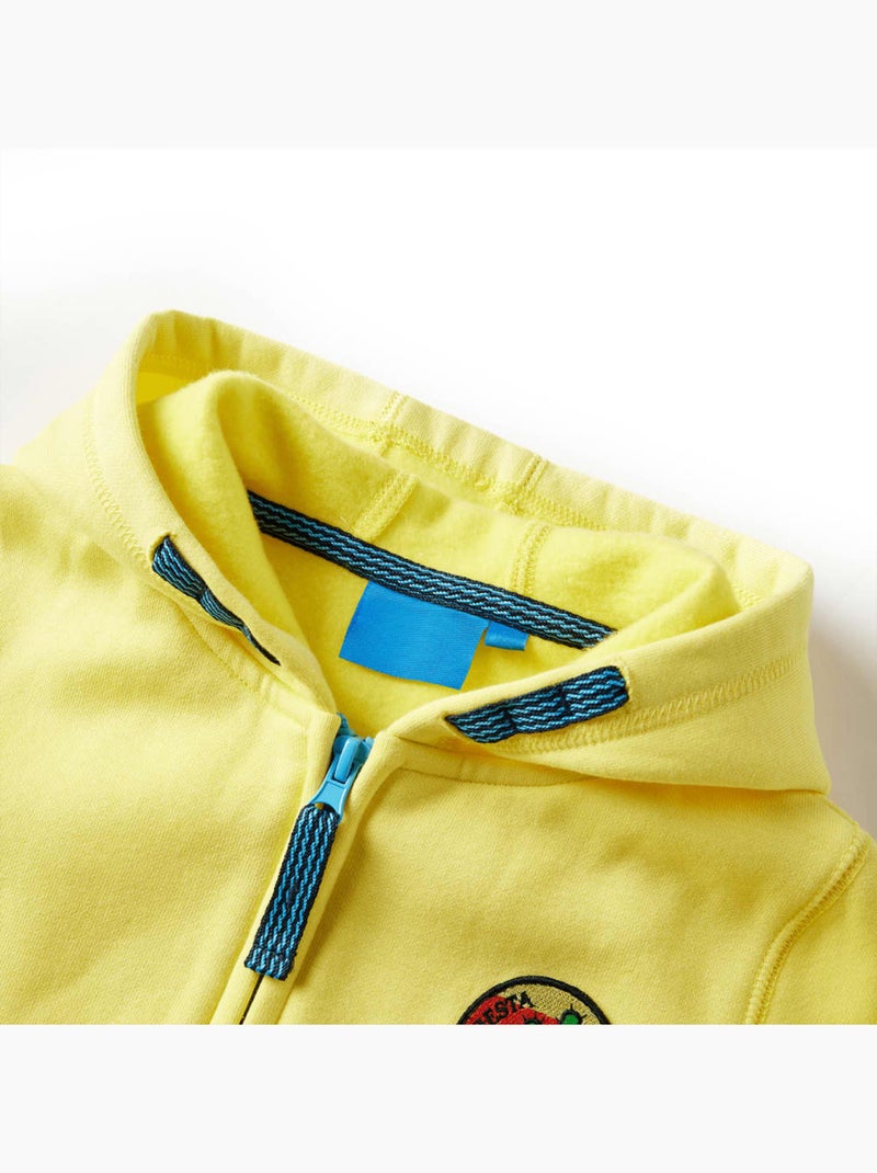 Sweatshirt À Capuche Enfant Coton - VidaXL Jaune - Kiabi