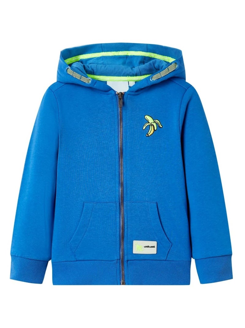 Sweatshirt À Capuche Pour Enfants Coton - VidaXL Bleu - Kiabi