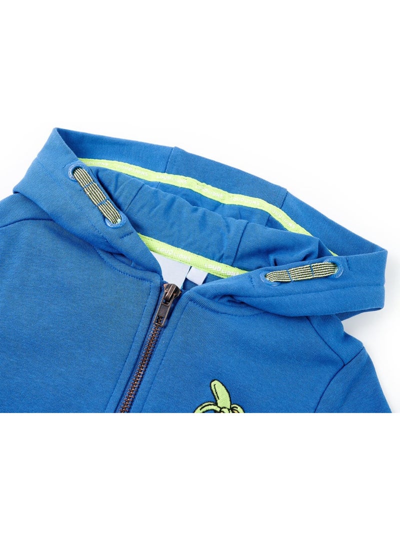 Sweatshirt À Capuche Pour Enfants Coton - VidaXL Bleu - Kiabi