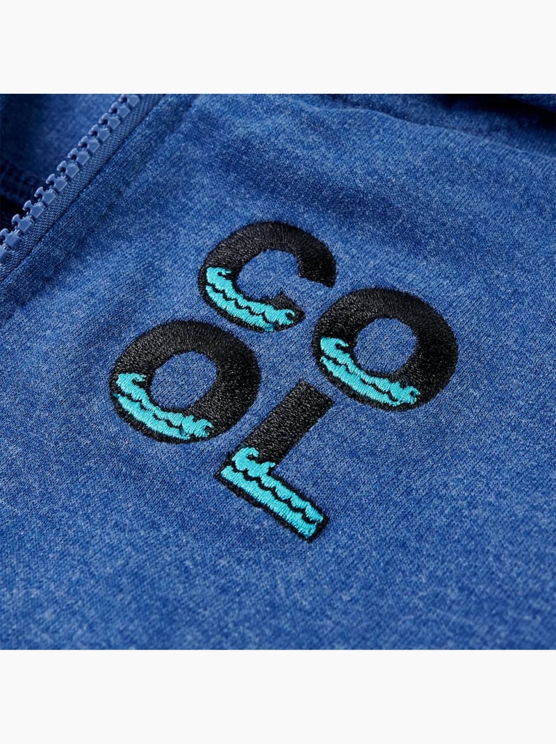 Sweatshirt À Capuche Pour Enfants Coton - VidaXL Bleu - Kiabi