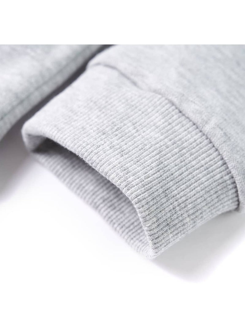 Sweatshirt À Capuche Pour Enfants Coton - VidaXL Gris - Kiabi
