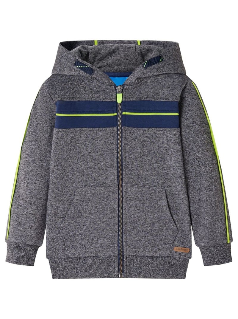 Sweatshirt À Capuche Pour Enfants Coton - VidaXL Gris - Kiabi