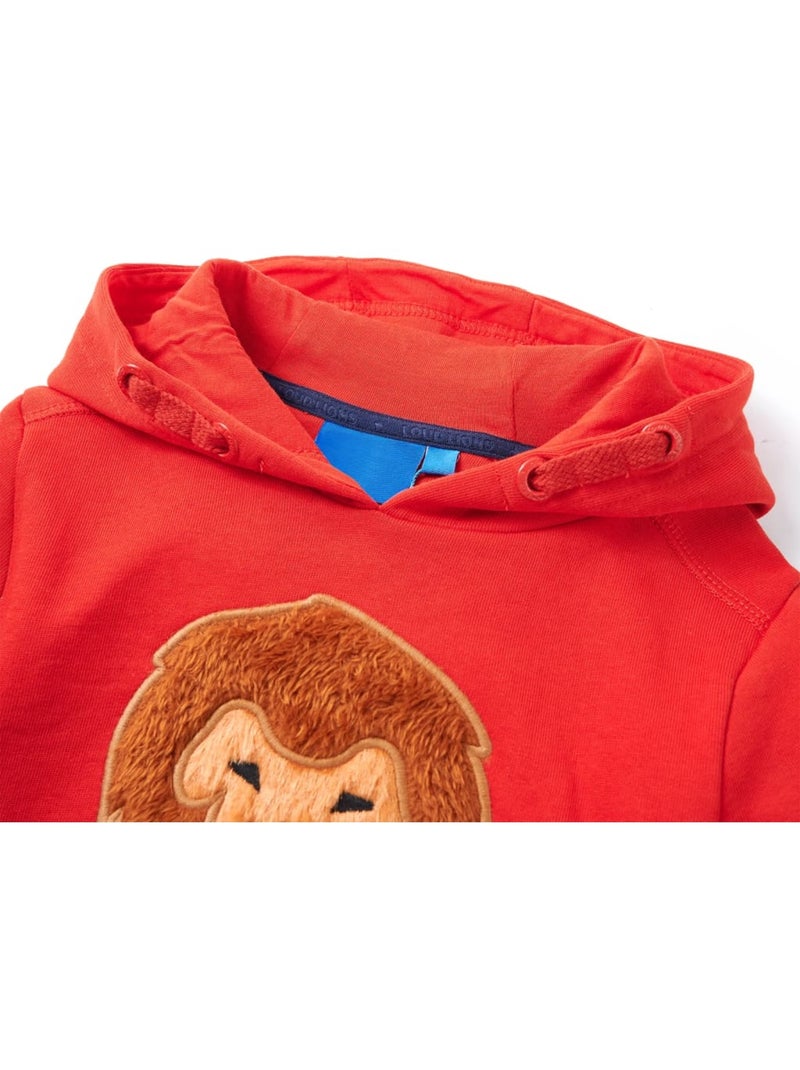 Sweatshirt À Capuche Pour Enfants Coton - VidaXL Rouge - Kiabi