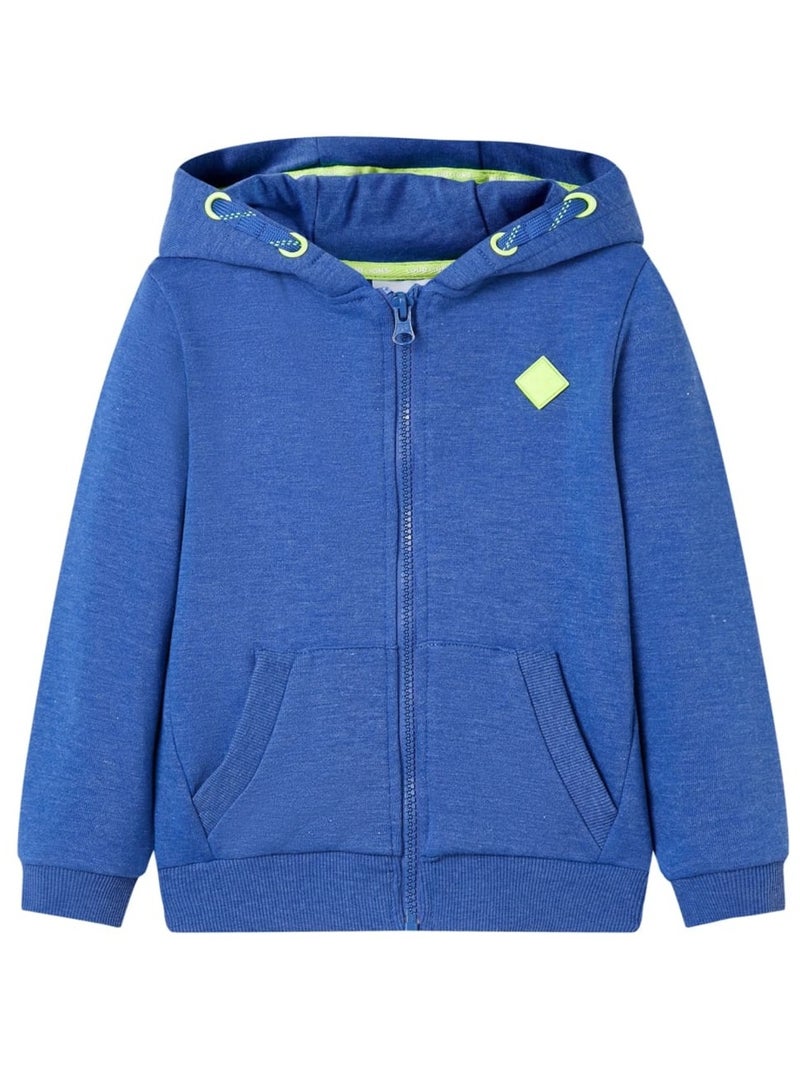 Sweatshirt Enfant Imprimé Renard - 100% Coton Doux Et Chaud - Taille 92 à 140 - Manches Longues - Idéal Quotidien