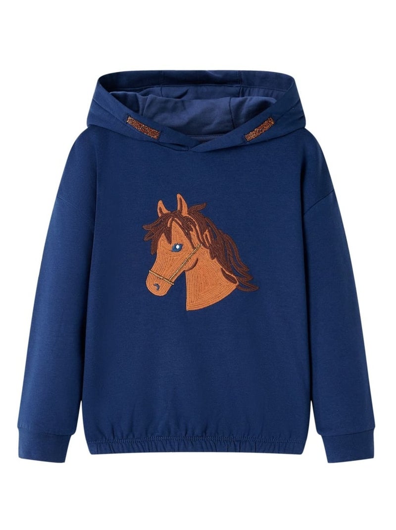 sweatshirt à capuche pour enfants vidaXL Bleu - Kiabi