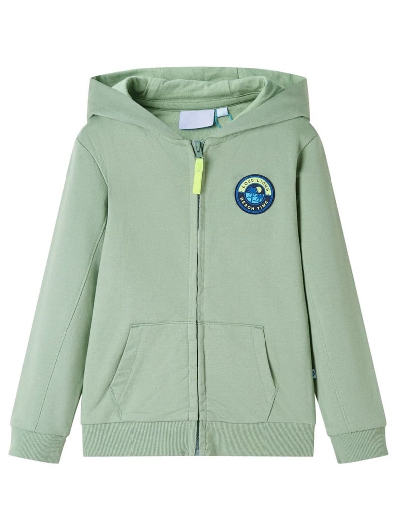 sweatshirt à capuche pour enfants vidaXL Vert - Kiabi