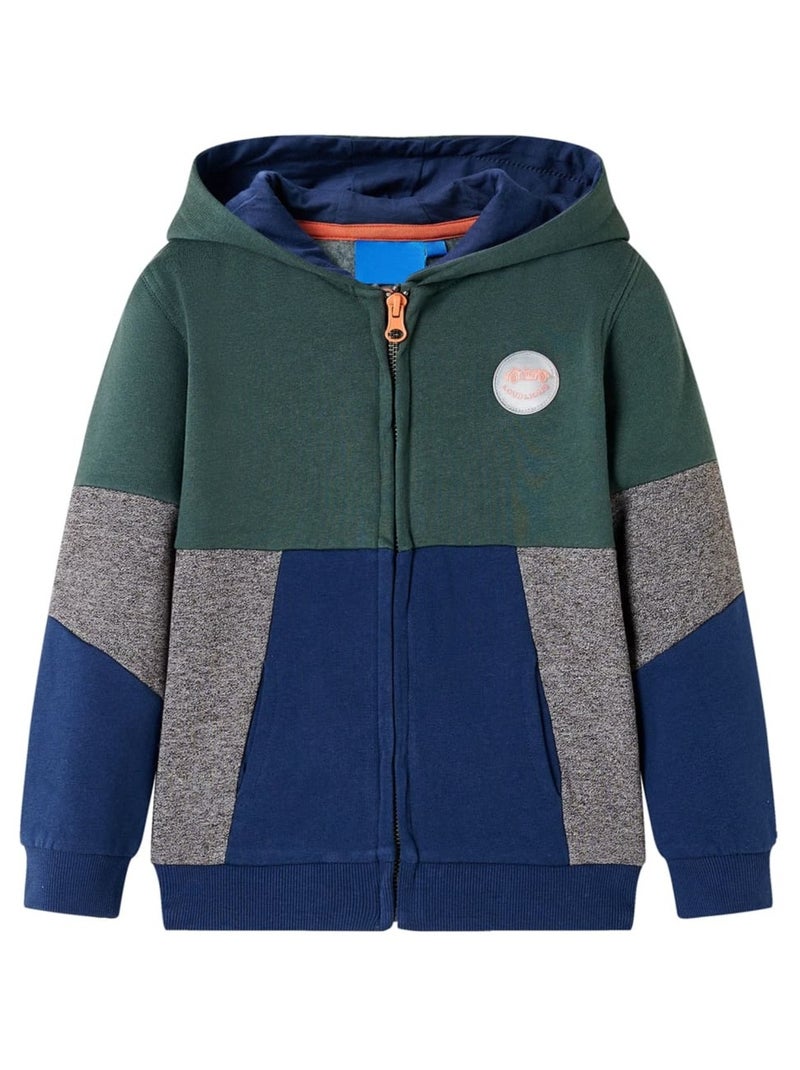 sweatshirt à capuche pour enfants vidaXL Vert - Kiabi