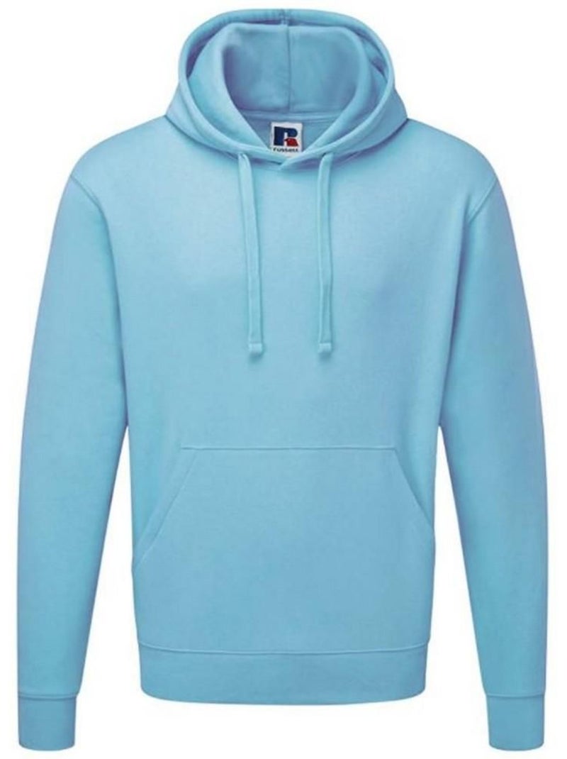 Sweatshirt à capuche pour homme - russell Bleu ciel - Kiabi