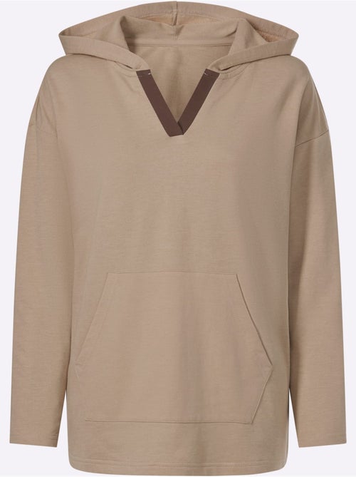 Sweatshirt à Capuche Qualité Sweatshirt Agréable - Taille Standard - Moda Vilona - Kiabi Sweatshirt à Capuche Qualité Sweatshirt Agréable - Taille Standard - Moda Vilona - Kiabi