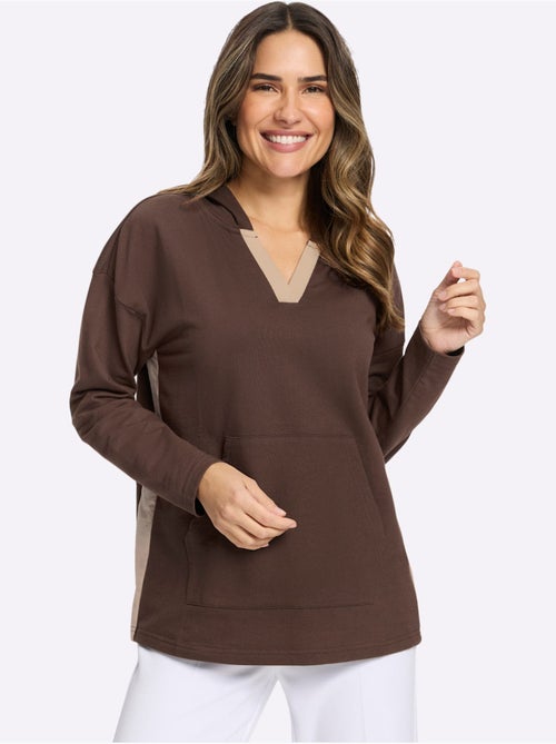 Sweatshirt à Capuche Qualité Sweatshirt Agréable - Taille Standard - Moda Vilona - Kiabi Sweatshirt à Capuche Qualité Sweatshirt Agréable - Taille Standard - Moda Vilona - Kiabi