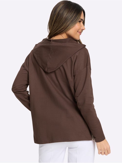 Sweatshirt à Capuche Qualité Sweatshirt Agréable - Taille Standard - Moda Vilona - Kiabi Sweatshirt à Capuche Qualité Sweatshirt Agréable - Taille Standard - Moda Vilona - Kiabi