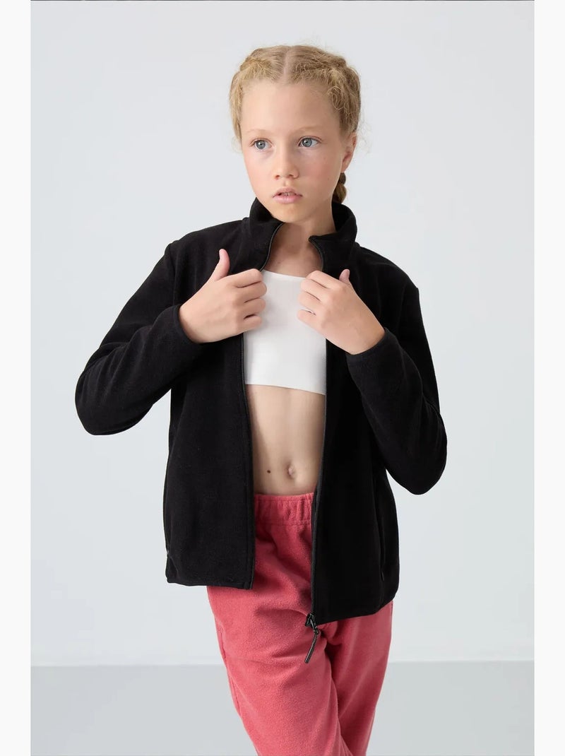 Sweatshirt à fermeture pour jeunes tommy Crème - Kiabi