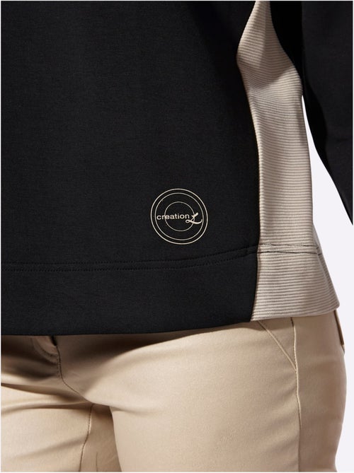 Sweatshirt à porter ensemble ou séparément pour un style parfait - taille standard - helline - Kiabi Sweatshirt à porter ensemble ou séparément pour un style parfait - taille standard - helline - Kiabi