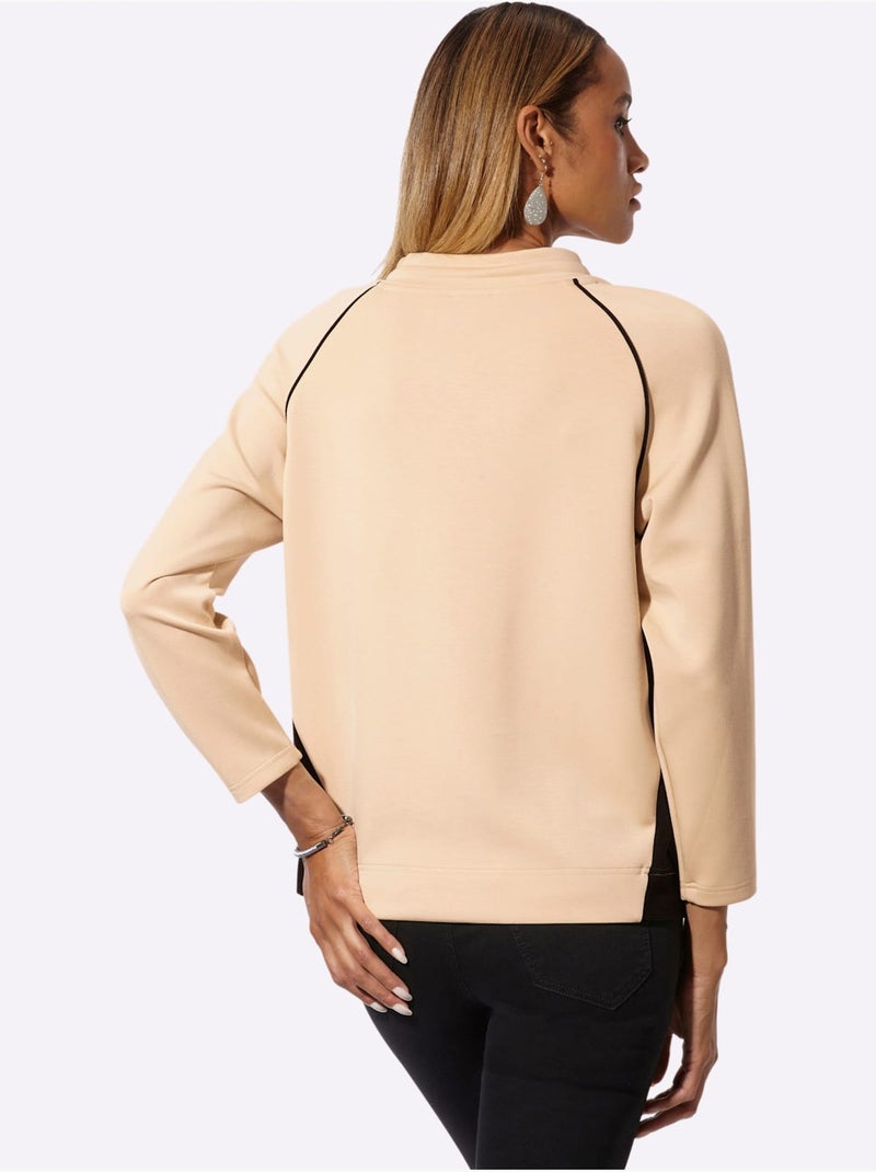 Sweatshirt à Porter Ensemble Ou Séparément Pour Un Style Parfait - Taille Standard - Helline Sable - Kiabi