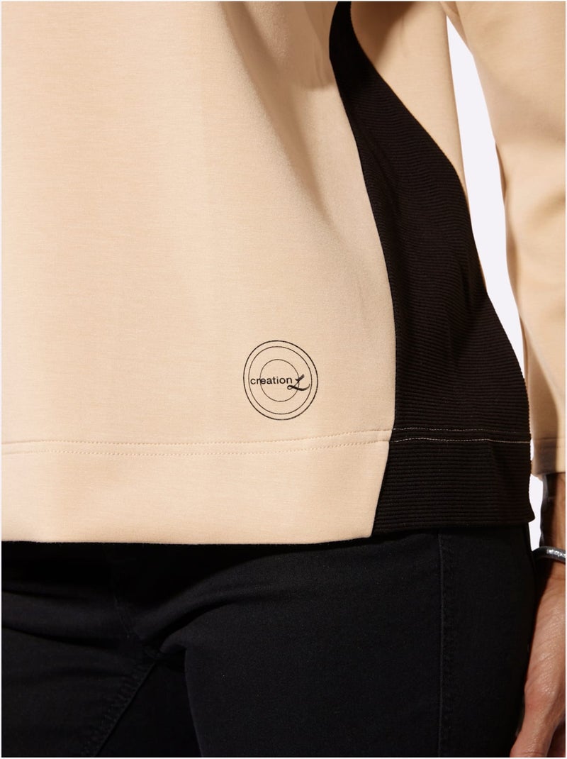 Sweatshirt à Porter Ensemble Ou Séparément Pour Un Style Parfait - Taille Standard - Helline Sable - Kiabi