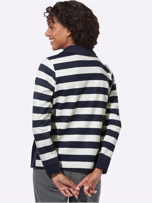 Sweatshirt à Rayures - Taille Standard - Witt - Kiabi Sweatshirt à Rayures - Taille Standard - Witt - Kiabi