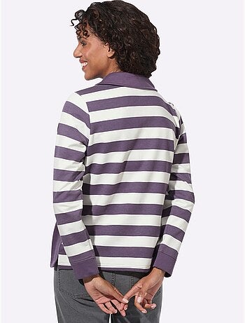 Sweatshirt à rayures - taille standard - witt