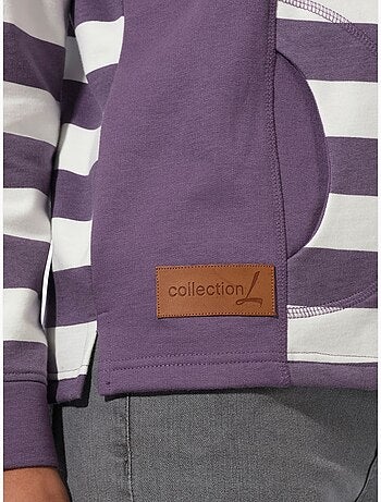 Sweatshirt à rayures - taille standard - witt