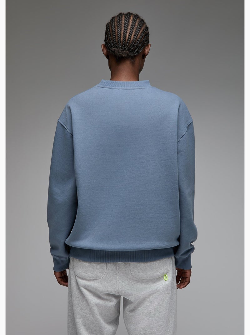 Sweatshirt aki  femme - sae paris Bleu - Kiabi