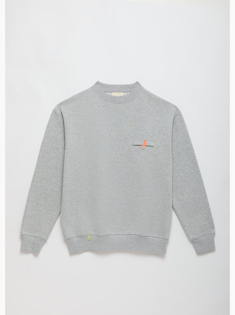 Sweatshirt aki  femme - sae paris Gris - Kiabi