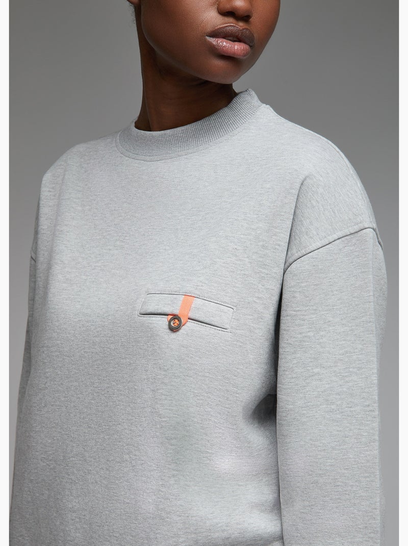 Sweatshirt aki  femme - sae paris Gris - Kiabi