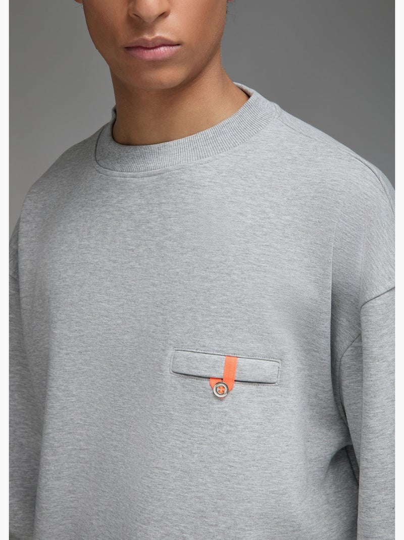 Sweatshirt aki  homme - sae paris Gris - Kiabi
