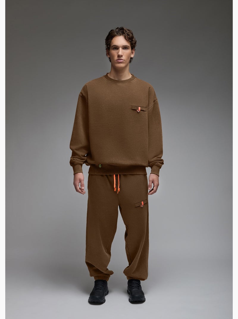Sweatshirt aki  homme - sae paris Kaki - Kiabi