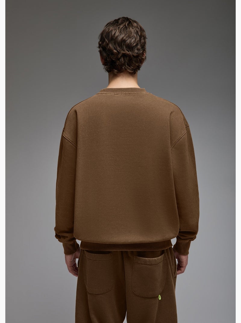 Sweatshirt aki  homme - sae paris Kaki - Kiabi