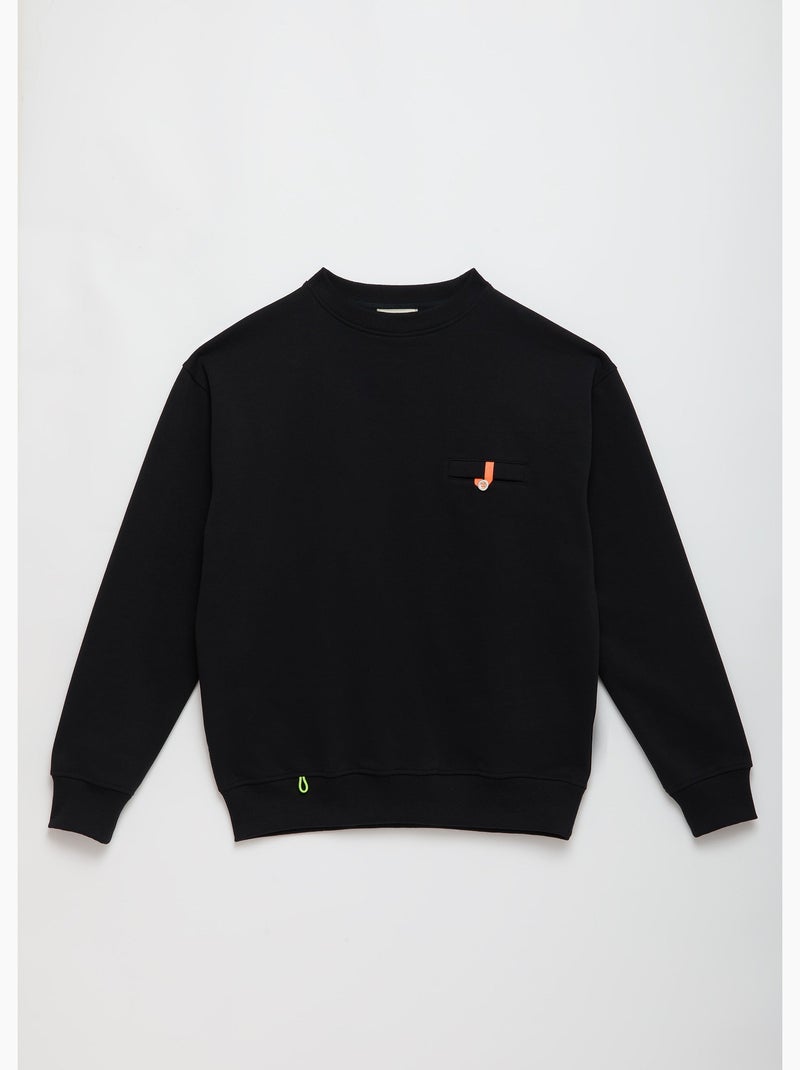 Sweatshirt aki  homme - sae paris Noir - Kiabi