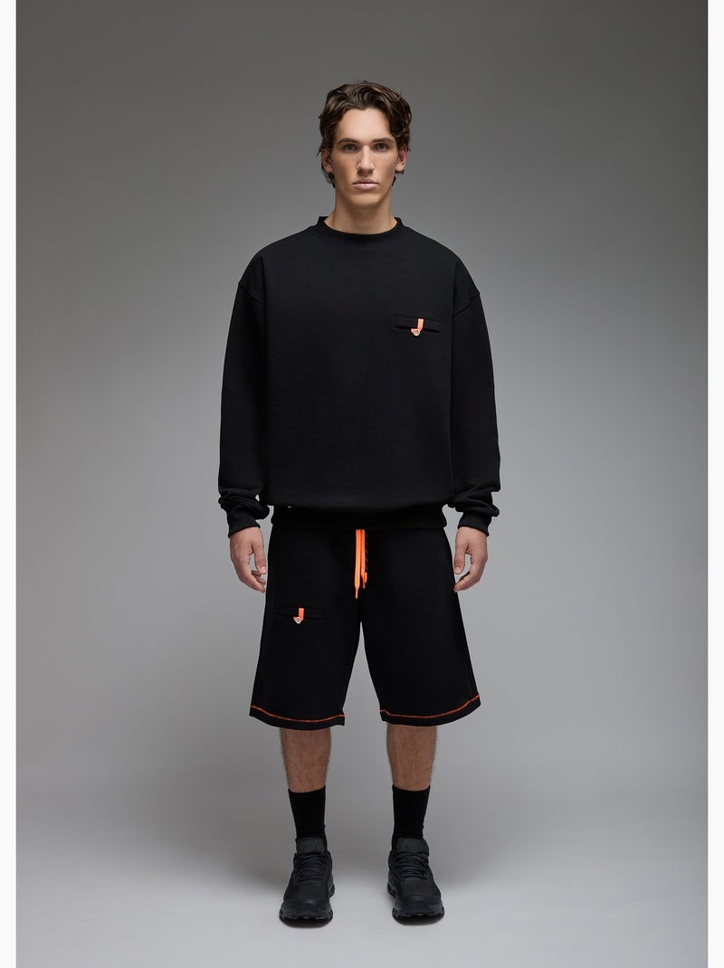 Sweatshirt aki  homme - sae paris Noir - Kiabi