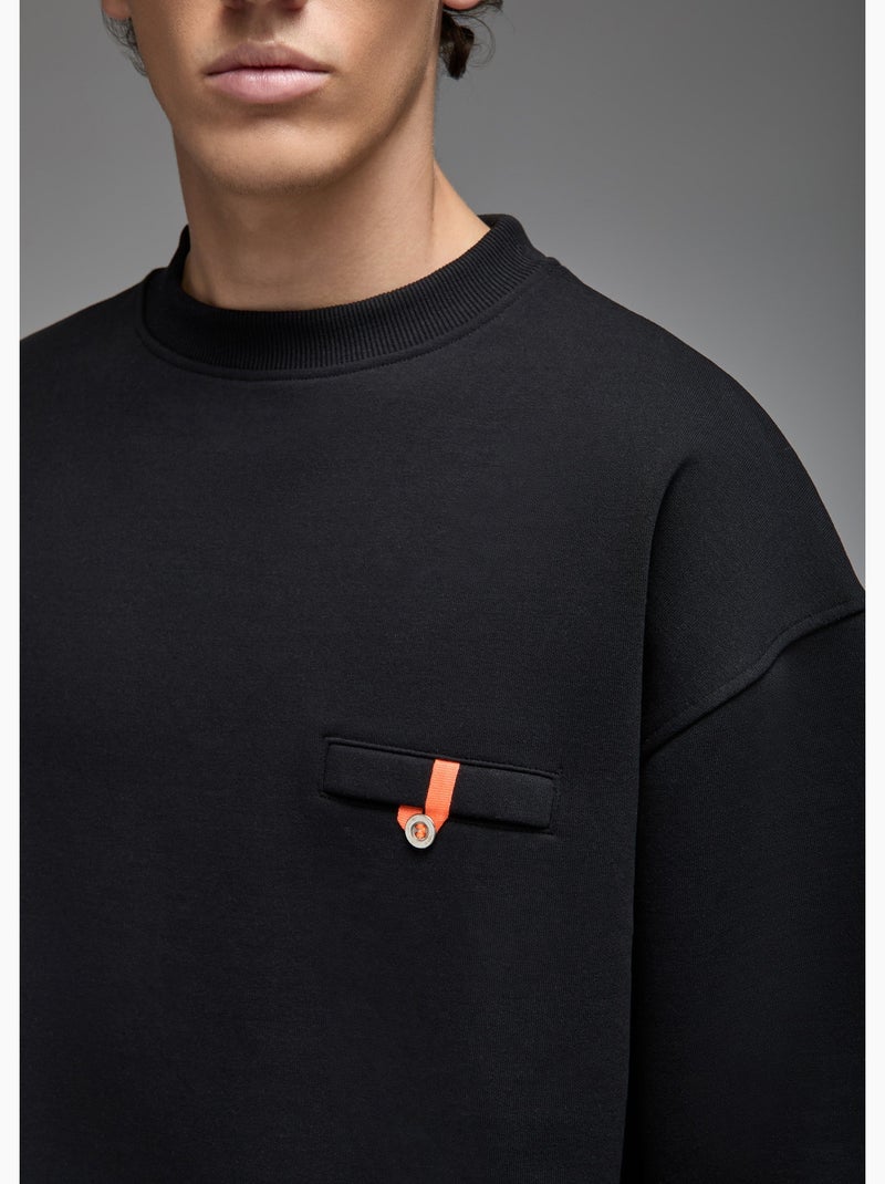Sweatshirt aki  homme - sae paris Noir - Kiabi