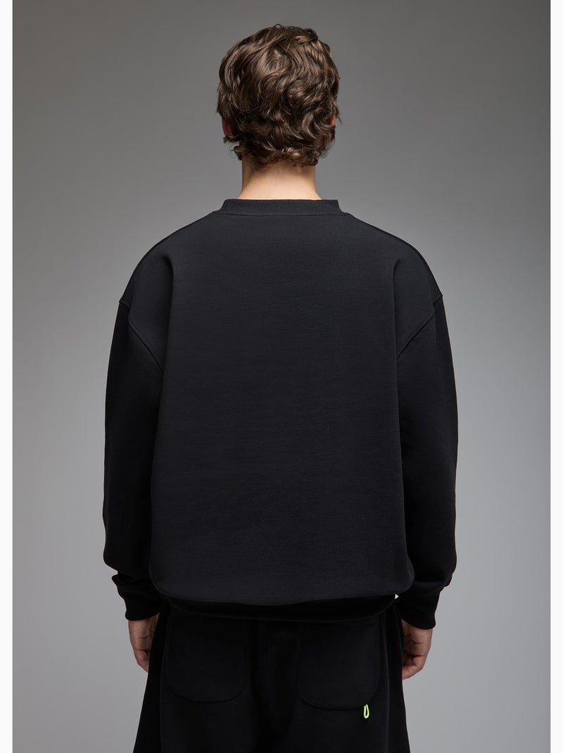 Sweatshirt aki  homme - sae paris Noir - Kiabi