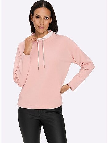 Sweatshirt aspect 2 en 1 tendance - taille standard - helline