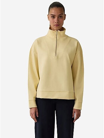 Sweatshirt avec détail zip frontal penti
