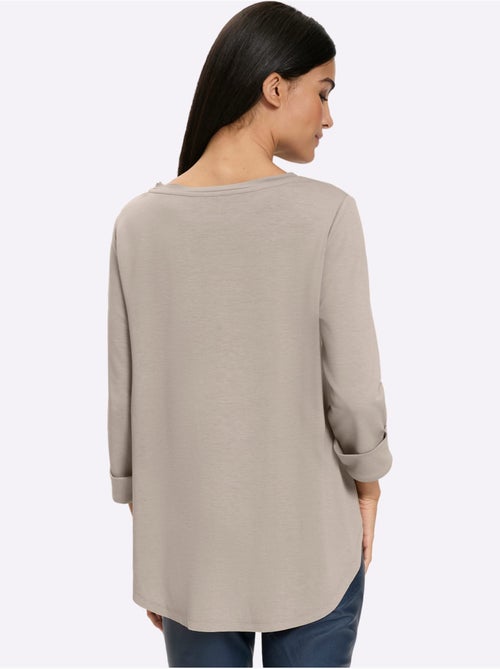 Sweatshirt bords ouverts modernes - taille standard - helline - Kiabi
